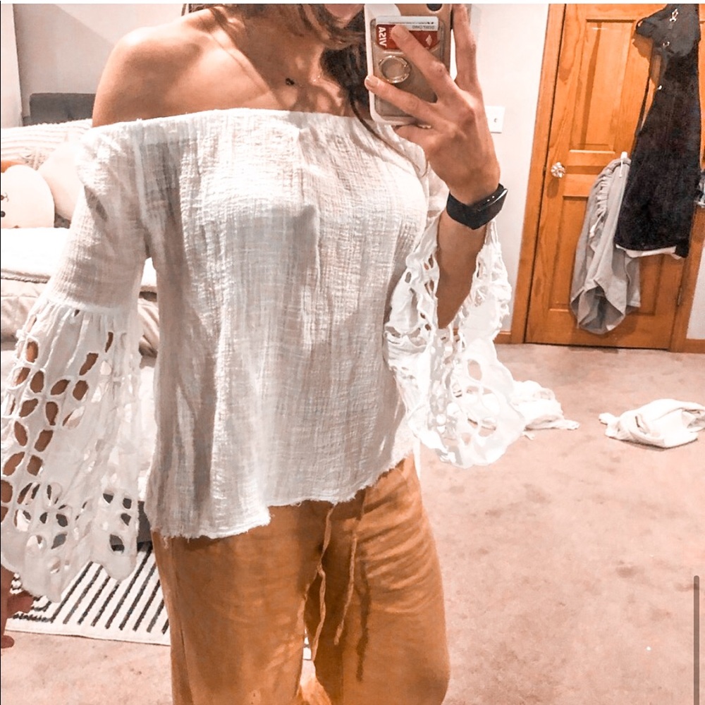 White free people top